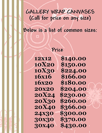Gallery Wrap Canvas